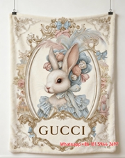 Gucci Rococo Rabbit Throw blankets Gucci Baroque Bunny Tapestry IMG_2820
